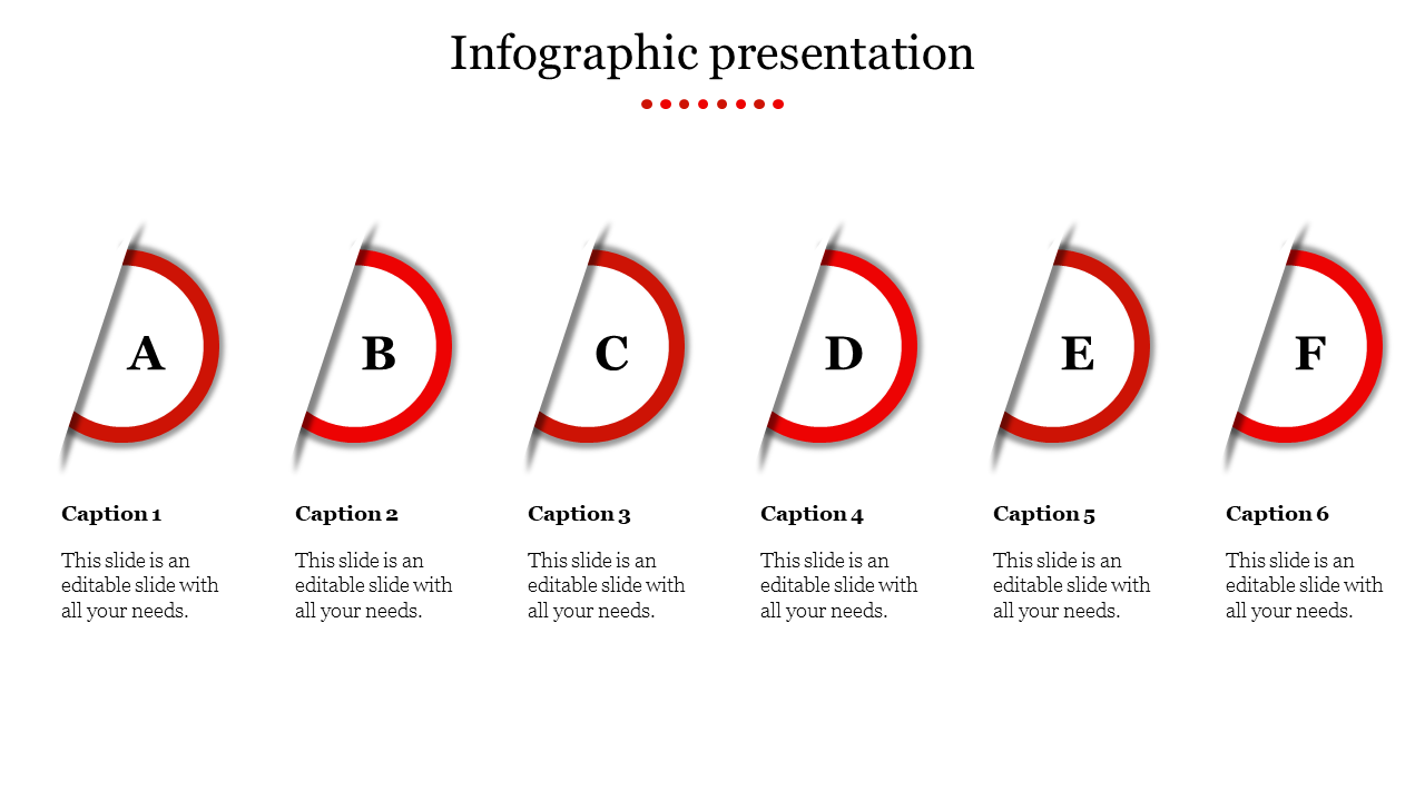 Free - Our Predesigned Infographic Presentation With Six Nodes